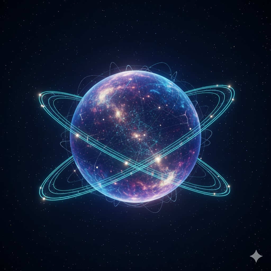 Space abstract visual