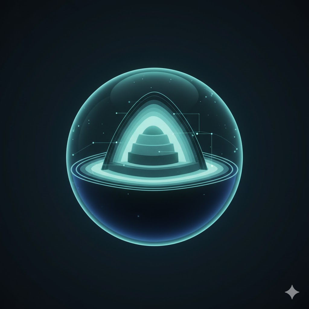 Earth science abstract visual