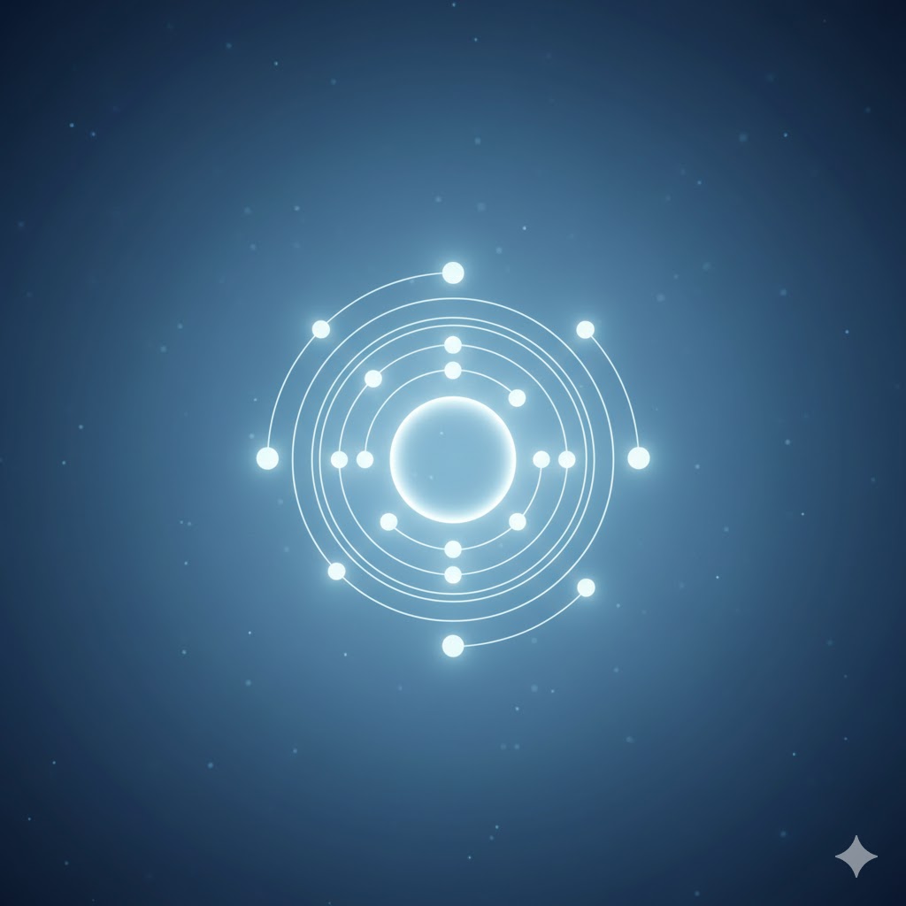 Scientific method abstract visual